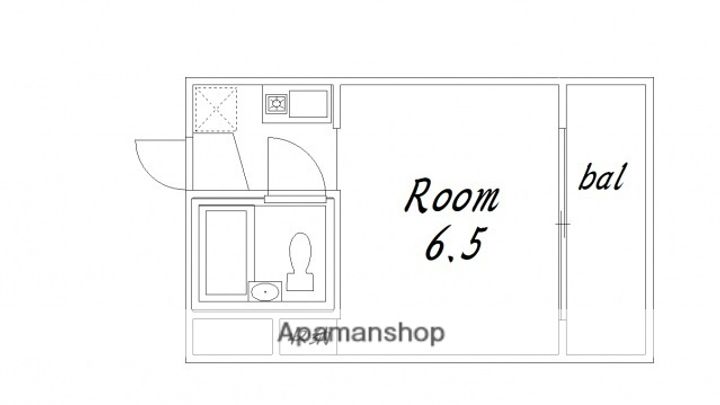 広島県広島市佐伯区三宅1丁目の賃貸マンションの間取り