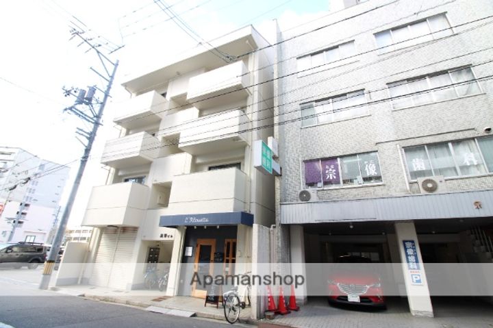 広島県広島市中区東白島町の賃貸マンションの外観