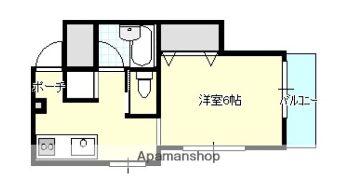 広島県広島市安佐南区西原9丁目の賃貸マンションの間取り