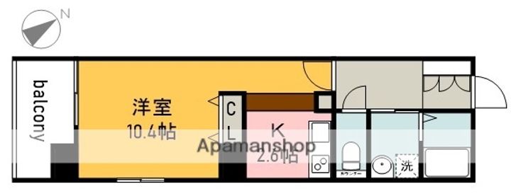 グラビスコート上幟町の間取り