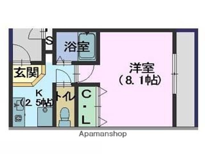 広島県廿日市市串戸5丁目の賃貸マンションの間取り