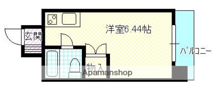 広島県広島市西区楠木町1丁目の賃貸マンションの間取り