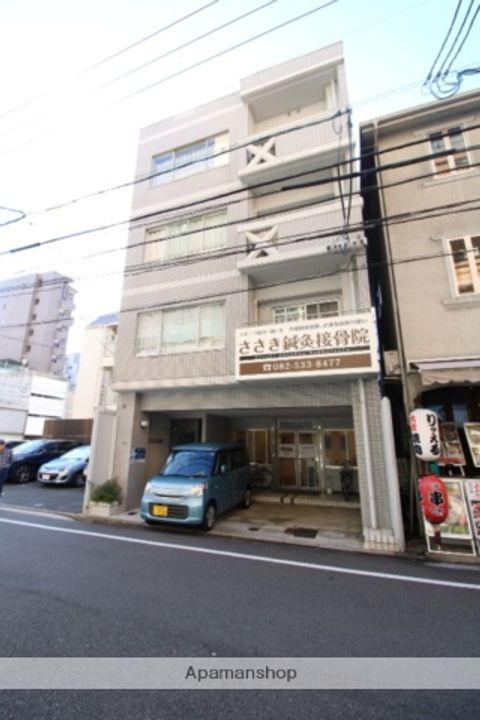 広島県広島市中区榎町の賃貸マンションの外観