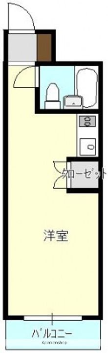 広島県広島市中区舟入本町の賃貸マンションの間取り