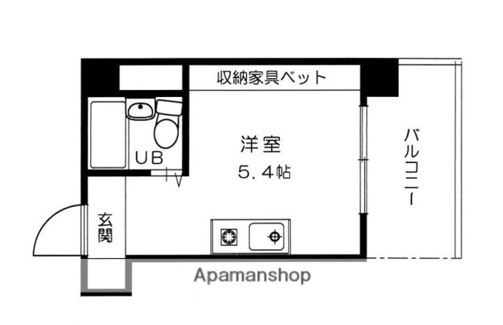広島県広島市安佐南区西原6丁目の賃貸マンション701の間取り