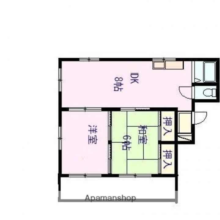 広島県広島市西区己斐本町2丁目の賃貸マンションの間取り