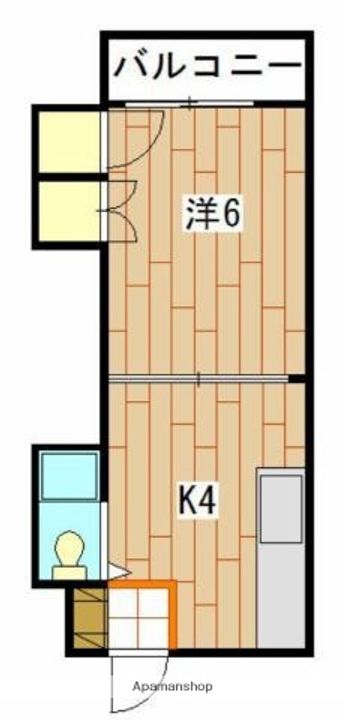 広島県広島市西区三篠北町の賃貸マンションの間取り