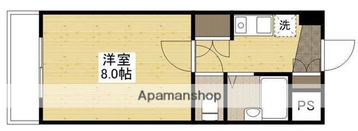 広島県広島市安佐南区祇園5丁目の賃貸マンションの間取り