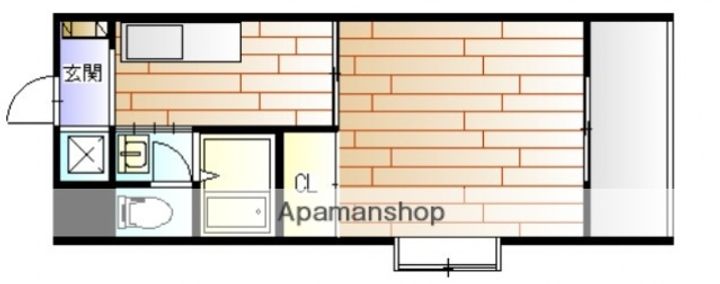 広島県広島市安佐南区中須1丁目の賃貸マンションの間取り