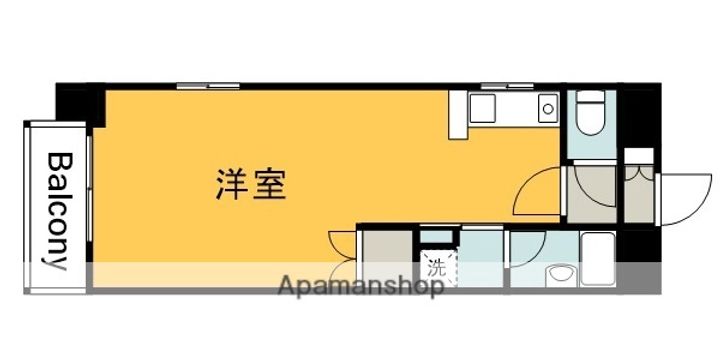 広島県広島市安佐南区中須1丁目の賃貸マンションの間取り