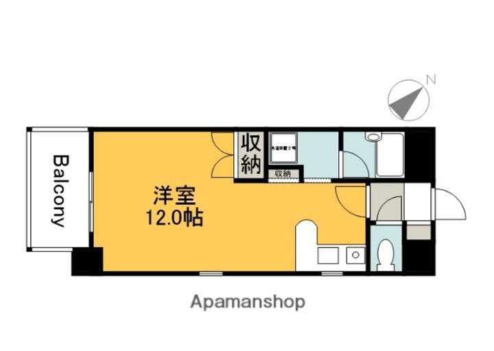 広島県広島市安佐南区中須1丁目の賃貸マンションの間取り