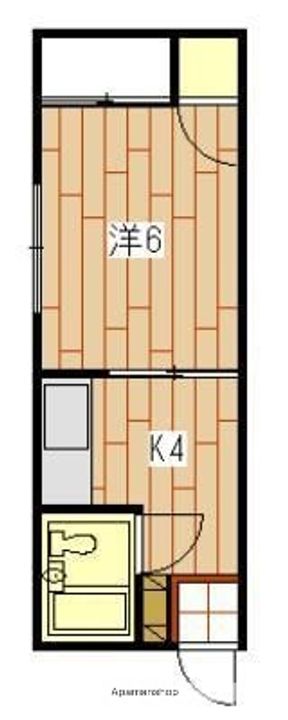 広島県広島市西区三篠町3丁目の賃貸マンションの間取り