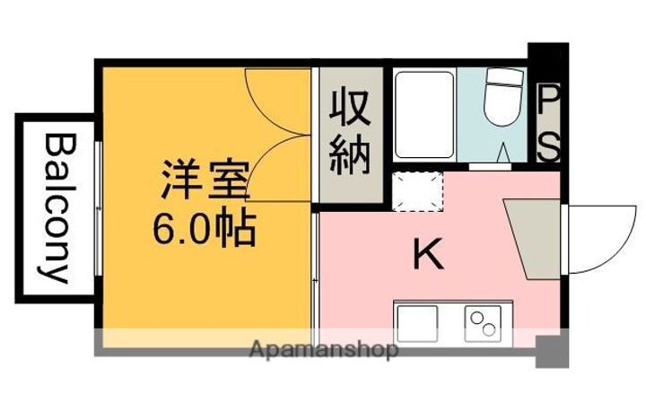広島県広島市佐伯区屋代3丁目の賃貸アパートの間取り