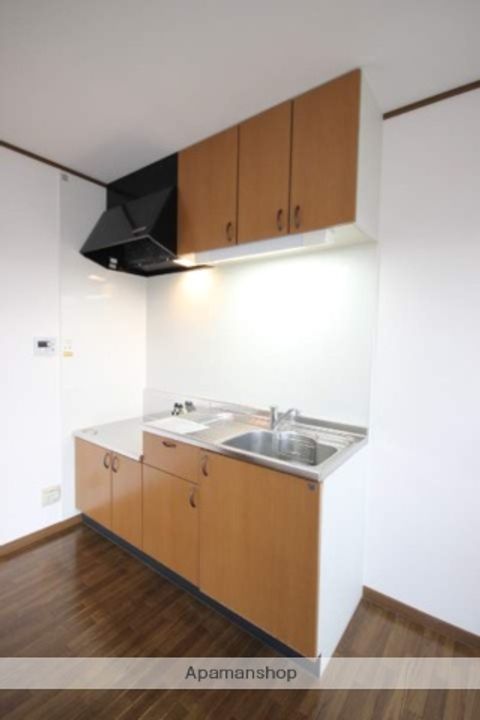 広島県広島市安佐南区上安4丁目の賃貸アパートのキッチン