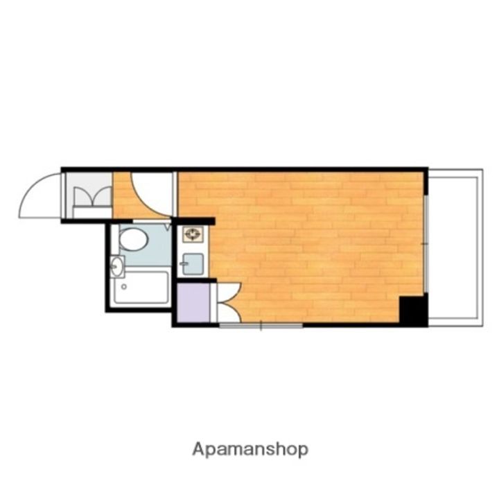 広島県広島市中区光南3丁目の賃貸マンションの間取り
