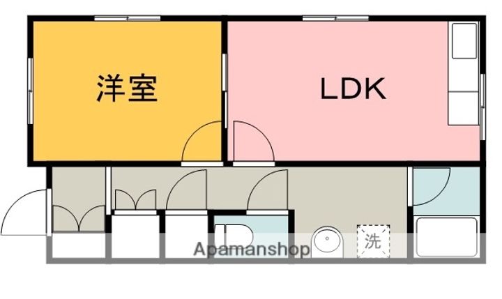 広島県広島市西区己斐上2丁目(一戸建)の賃貸物件の間取り