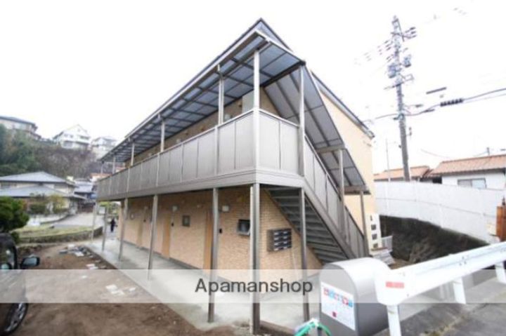 広島県広島市安佐南区安東6丁目の賃貸アパートの外観