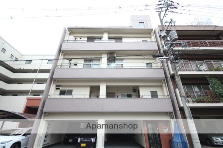 広島県広島市中区竹屋町の賃貸マンションの外観