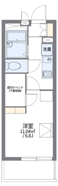 レオパレスラルク301の間取り