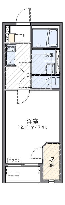 レオネクストクレールの間取り