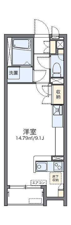レオネクストカーサカメヤマ109の間取り