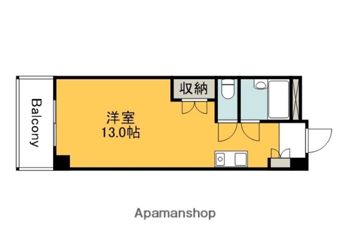 広島県広島市安佐南区長束西3丁目の賃貸マンションの間取り