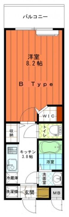広島県広島市安佐南区大塚西3丁目の賃貸マンションの間取り