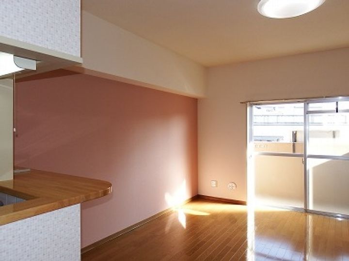 広島県広島市安佐南区上安2丁目の賃貸マンションの居間