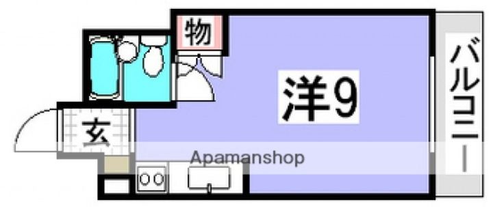 広島県広島市西区井口5丁目の賃貸アパートの間取り