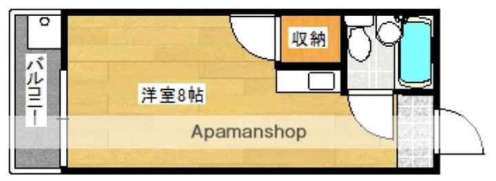 広島県広島市西区三篠町2丁目の賃貸マンションの間取り