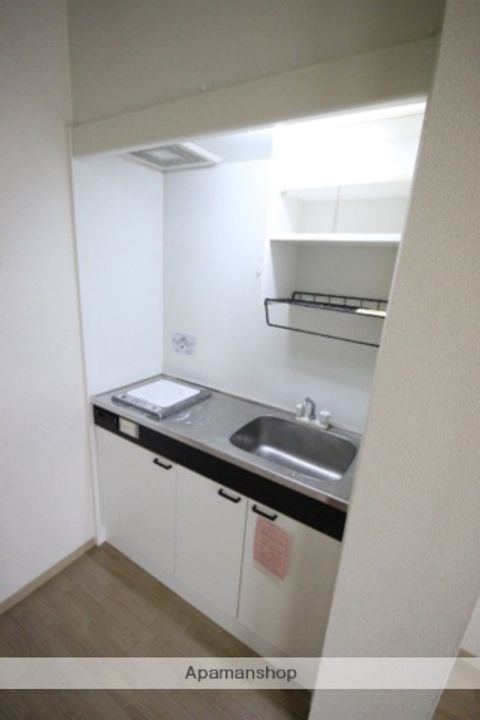 広島県広島市安佐南区伴東7丁目の賃貸アパートのキッチン