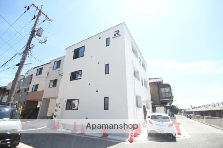 広島県広島市中区江波栄町の賃貸アパートの外観