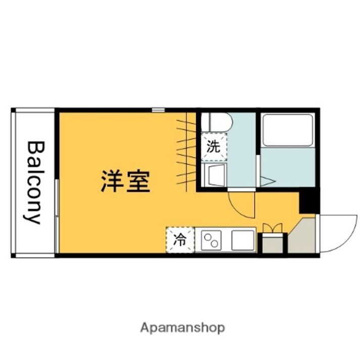 広島県廿日市市下平良1丁目の賃貸アパートの間取り