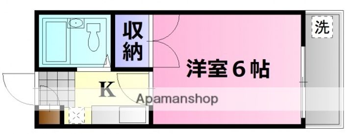 広島県広島市安佐南区祇園8丁目の賃貸アパートの間取り