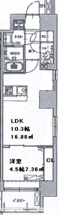 NSP BUILDING HEIWAODORIの間取り