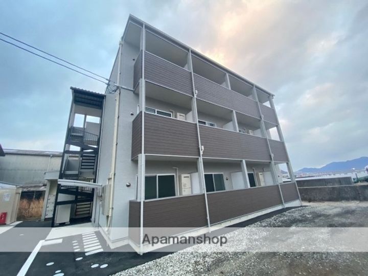 広島県広島市南区元宇品町の賃貸アパートの外観