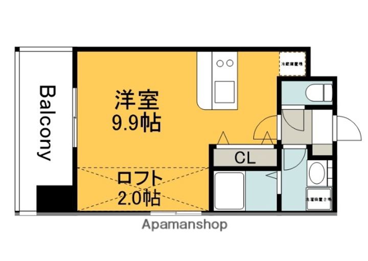広島県広島市西区井口5丁目の賃貸マンションの間取り