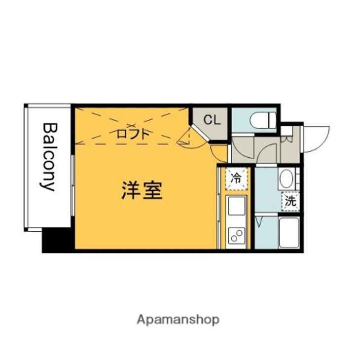 広島県広島市西区井口5丁目の賃貸マンションの間取り