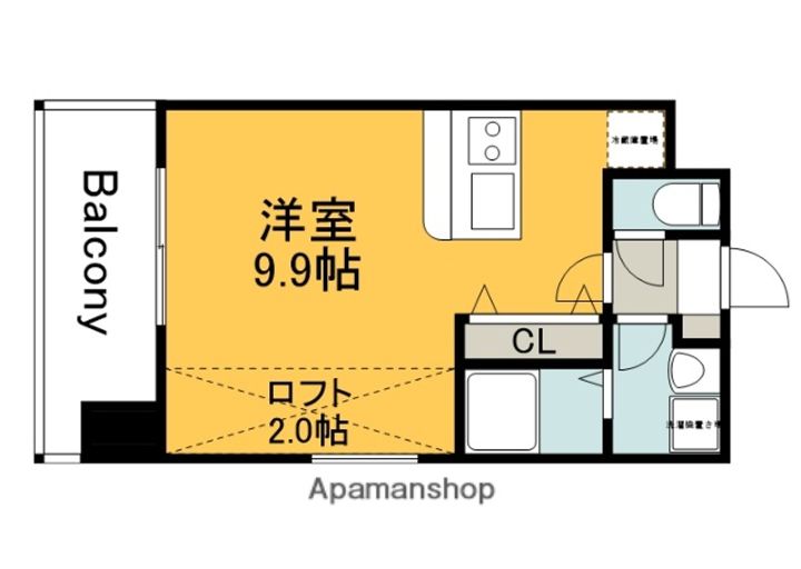 広島県広島市西区井口5丁目の賃貸マンションの間取り