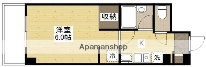 広島県広島市安佐南区長束西1丁目の賃貸マンションの間取り