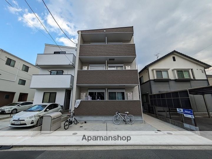 広島県広島市中区江波本町の賃貸アパートの外観