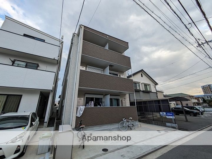 広島県広島市中区江波本町の賃貸アパートの外観