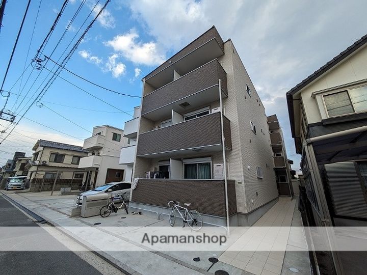 広島県広島市中区江波本町の賃貸アパートの外観