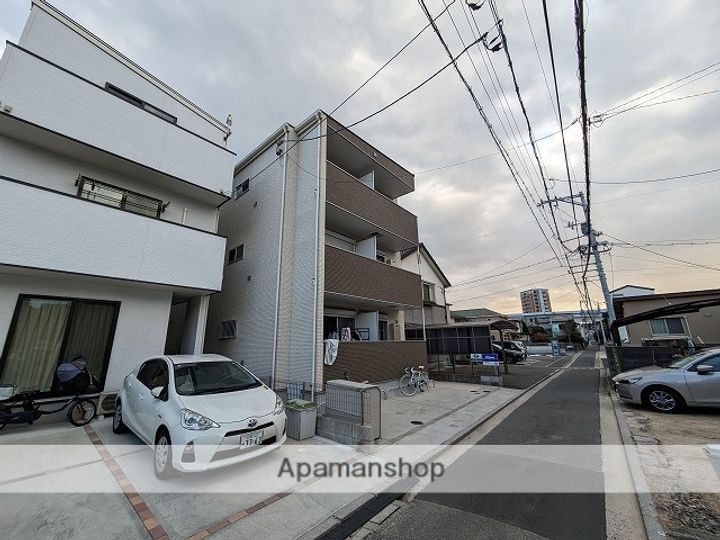 広島県広島市中区江波本町の賃貸アパートの外観