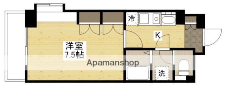 広島県広島市安佐南区祇園2丁目の賃貸マンションの間取り