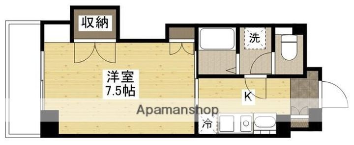 広島県広島市安佐南区祇園2丁目の賃貸マンションの間取り