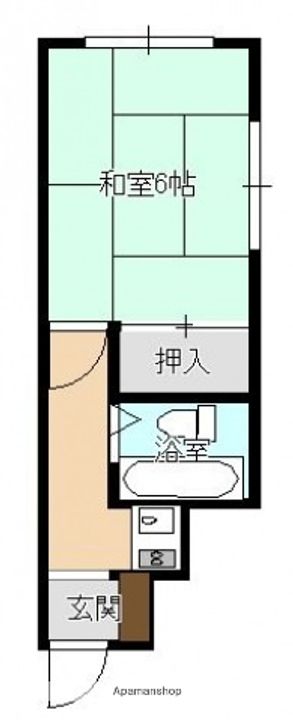 広島県広島市安佐北区可部3丁目の賃貸マンションの間取り