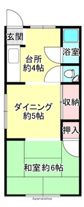 広島県広島市中区千田町3丁目の賃貸マンションの間取り