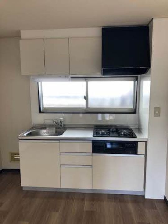広島県広島市東区中山上2丁目の賃貸アパートのキッチン