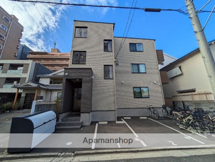 広島県広島市南区西霞町の賃貸アパートの外観